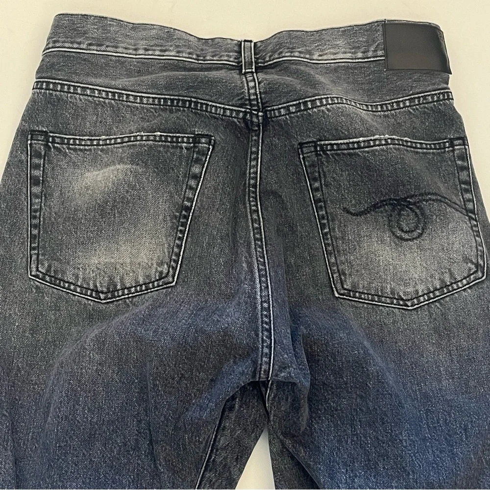 R13 Charcoal Boyfriend Jeans - Picture 10 of 13